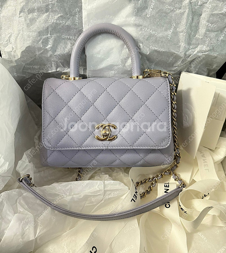 샤넬 코코핸들 미니 캐비어 내장칩--2